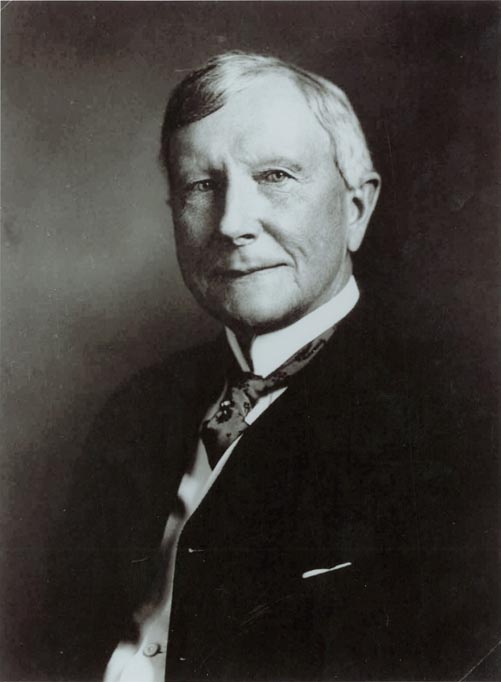 Elderly John D. Rockefeller by Bettmann
